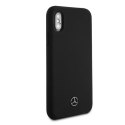 Mercedes MEHCPXSILBK iPhone X/ Xs /Xs hardcase czarny/black Silicone Line