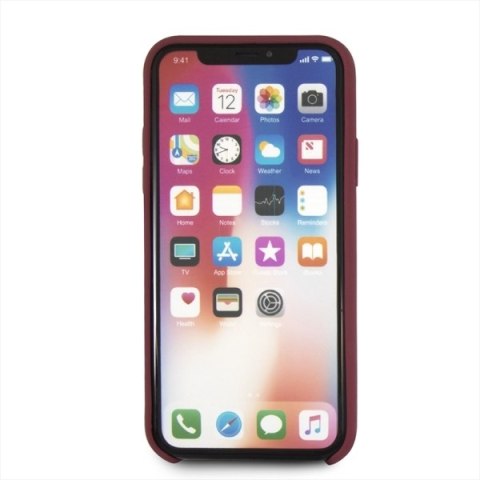 Mercedes MEHCPXSILRE iPhone X/ Xs hard case czerwony/red