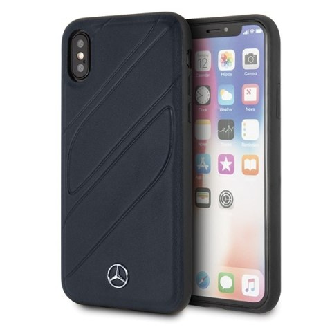 Mercedes MEHCPXTHLNA iPhone X/Xs hard case granatowy/navy New Organic I