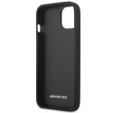 AMG AMHCP13MDEBK iPhone 13 6.1" czarny/black hardcase Leather&Carbon Red Stitching