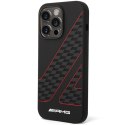 AMG AMHMP14X2SCFR iPhone 14 Pro Max 6,7" czarny/black hardcase Checkered Flag Pattern MagSafe