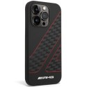 AMG AMHMP14X2SCFR iPhone 14 Pro Max 6,7" czarny/black hardcase Checkered Flag Pattern MagSafe