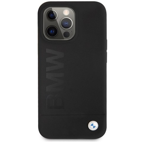 Etui BMW BMHCP13LSLBLBK iPhone 13 Pro / 13 6,1" czarny/black hardcase Silicone Signature Logo