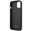 Etui BMW BMHCP13MRPSLK iPhone 13 6,1" czarny/black hardcase Leather Debossed Lines