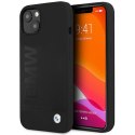 Etui BMW BMHCP13MSLBLBK iPhone 13 6.1" czarny/black hardcase Silicone Signature Logo