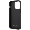 Mercedes MEHCP14L8ROLR iPhone 14 Pro 6.1" czarny/black hardcase Leather Wave Patern