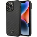 Mercedes MEHMP14XRCABK iPhone 14 Pro Max 6,7" czarny/black carbon hardcase Dynamic Line MagSafe