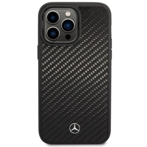 Mercedes MEHMP14XRCABK iPhone 14 Pro Max 6,7" czarny/black carbon hardcase Dynamic Line MagSafe