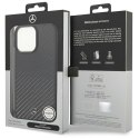 Mercedes MEHMP14XRCABK iPhone 14 Pro Max 6,7" czarny/black carbon hardcase Dynamic Line MagSafe