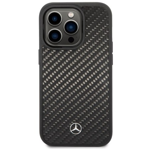 Mercedes MEHMP14LRCABK iPhone 14 Pro 6.1" czarny/black carbon hardcase Dynamic Line