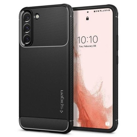 Spigen Rugged Armor Samsung S901 S22 czarny/matte black ACS03986