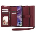 Spigen Wallet "S" Plus Sam S23+ S916 burgundowy/burgundy ACS05678