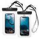 Spigen Waterproof Case A601 Universal 2szt Crystal Clear