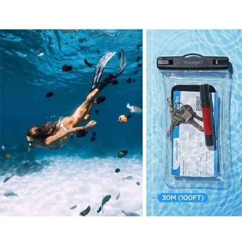 Spigen Waterproof Case A610 Universal Przezroczysty/Crystal Clear AMP04530