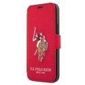 US Polo USFLBKP12LPUGFLRE iPhone 12 Pro Max 6,7" czerwony/red book Polo Embroidery Collection