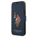 US Polo USFLBKP12MPUGFLNV iPhone 12/12 Pro 6,1" granatowy/navy book Polo Embroidery Collection