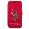 US Polo USFLBKP12SPUGFLRE iPhone 12 mini 5,4" czerwony/red book Polo Embroidery Collection