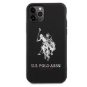 US Polo USHCN65SLHRBK iPhone 11 Pro Max czarny/black Silicone Collection