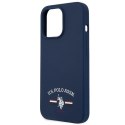 US Polo USHCP13LSFGV iPhone 13 Pro / 13 6,1" granatowy/navy Silicone Collection