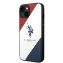 US Polo USHCP14SPSO3 iPhone 14 6,1" biały/white Tricolor Embossed