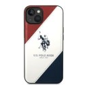 US Polo USHCP14SPSO3 iPhone 14 6,1" biały/white Tricolor Embossed