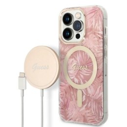 Zestaw Guess GUBPP14LHJEACSP Case+ Charger iPhone 14 Pro 6,1