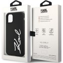 Karl Lagerfeld KLHCN61SKSVGK iPhone 11 / Xr 6.1" czarny/black hardcase Silicone Signature