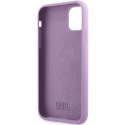 Karl Lagerfeld KLHCN61SKSVGU iPhone 11 / Xr 6.1" purpurowy/purple hardcase Silicone Signature