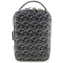 Guess Torba GUHBHGCFSEK Organizer czarny/black GCube Stripe