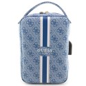 Guess Torba GUHBP4RPSB Organizer niebieski/blue 4G Printed Stripes