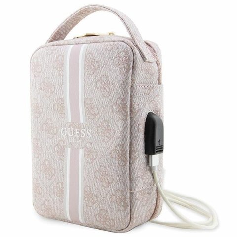 Guess Torba GUHBP4RPSP Organizer różowy/pink 4G Printed Stripes