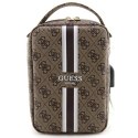 Guess Torba GUHBP4RPSW Organizer brązowy/brown 4G Printed Stripes