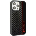 Audi Carbon Fiber Stripe iPhone 14 Pro 6.1" czarny/black hardcase AUS-TPUPCIP14P-R8/D1-BK