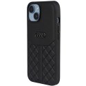 Audi Genuine Leather iPhone 14 6.1" czarny/black hardcase AU-TPUPCIP14-Q8/D1-BK