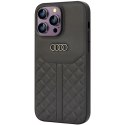 Audi Genuine Leather iPhone 14 Pro Max 6.7" czarny/black hardcase AU-TPUPCIP14PM-Q8/D1-BK