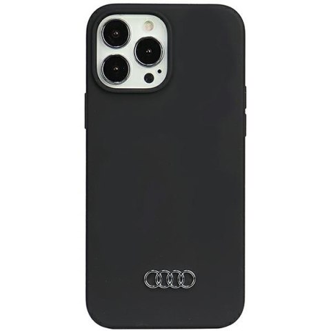 Audi Silicone Case iPhone 13 Pro Max 6.7" czarny/black hardcase AU-LSRIP13PM-Q3/D1-BK