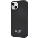 Audi Silicone Case iPhone 14 6.1" czarny/black hardcase AU-LSRIP14-Q3/D1-BK