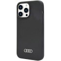 Audi Silicone Case iPhone 14 Pro 6.1" czarny/black hardcase AU-LSRIP14P-Q3/D1-BK