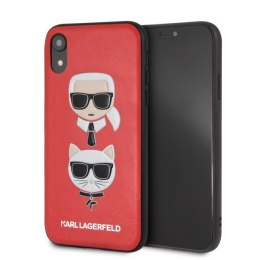 Karl Lagerfeld KLHCI61KICKCRE iPhone Xr hardcase czerwony/red Karl & Choupette