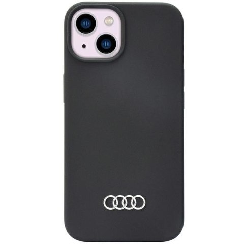 Audi nakładka do iPhone 14 6,1" AU-LSRIP14-Q3/D1-BK czarna hard case Silicone