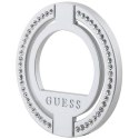 Guess MagSafe Ring stand GUMRSALDGS srebrny/silver Rhinestone