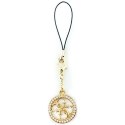 Guess zawieszka GUCPM4DRD Phone Strap 4G Rhinestone Charm