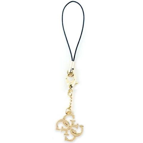 Guess zawieszka GUCPM4GID Phone Strap 4G Glitter Charm