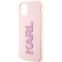 Karl Lagerfeld KLHCN613DMBKCP iPhone 11 / Xr 6.1" różowy/pink hardcase 3D Rubber Glitter Logo