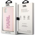 Karl Lagerfeld KLHCN613DMBKCP iPhone 11 / Xr 6.1" różowy/pink hardcase 3D Rubber Glitter Logo