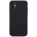 Karl Lagerfeld KLHCN613DRKNK iPhone 11 / Xr 6.1" czarny/black hardcase Rubber Karl Head 3D