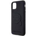 Karl Lagerfeld KLHCN613DRKNK iPhone 11 / Xr 6.1" czarny/black hardcase Rubber Karl Head 3D