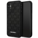 Karl Lagerfeld KLHCN61RUPKLPK iPhone 11 / Xr 6.1" hardcase czarny/black 3D Monogram