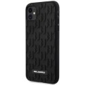 Karl Lagerfeld KLHCN61RUPKLPK iPhone 11 / Xr 6.1" hardcase czarny/black 3D Monogram