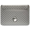 Karl Lagerfeld Sleeve KLCS14SAKHPCG 14" srebrny/silver Saffiano Monogram Choupette